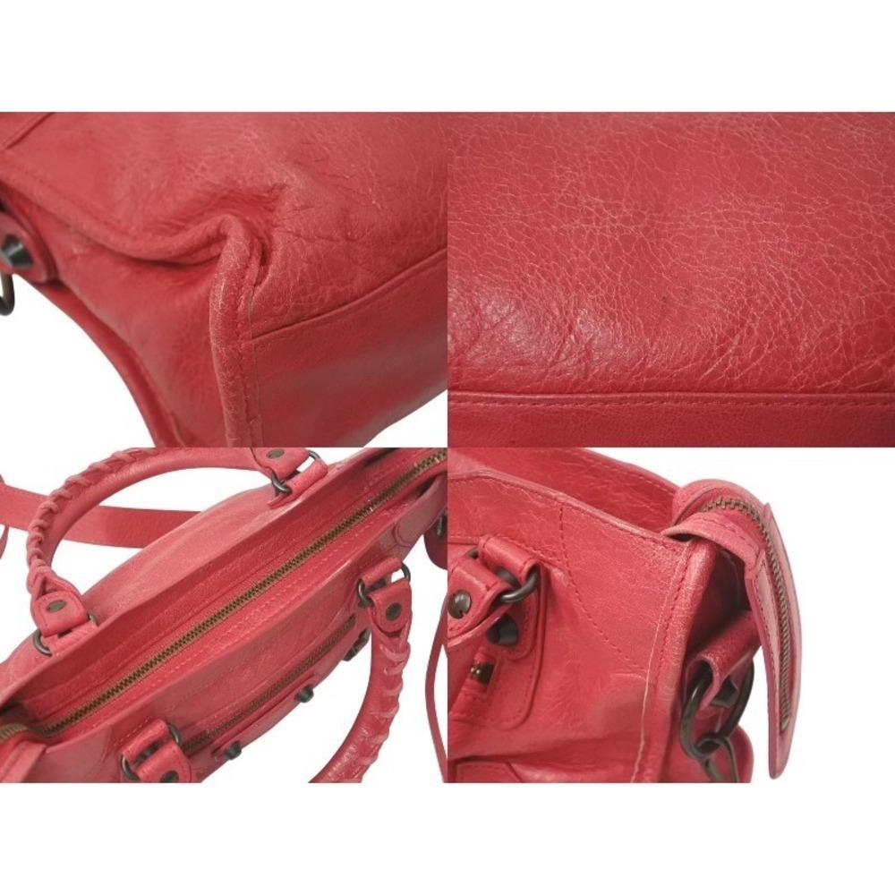 Balenciaga Red Bag City Classic Leather Pink - Picture 7 of 10